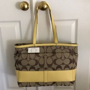 Authentic Brand New Coach Large Tote bag/Diaperbag